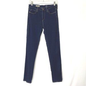 AG Adriano Goldschmied The Prima size 28R Mid Rise Cigarette Stretch Blue Jeans